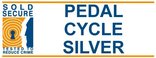 Sold Secure Pedal Cycle Silver