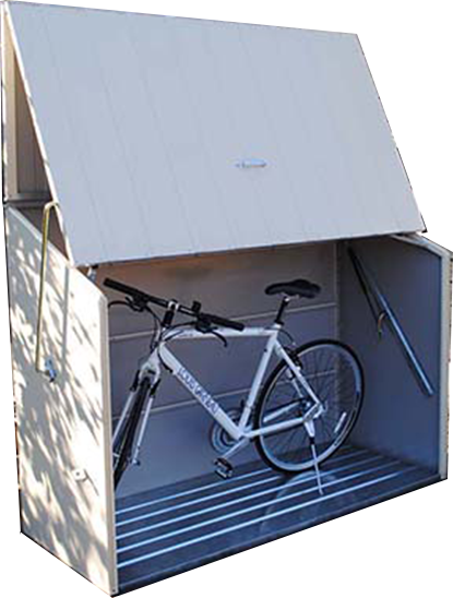 plastic bike storage box