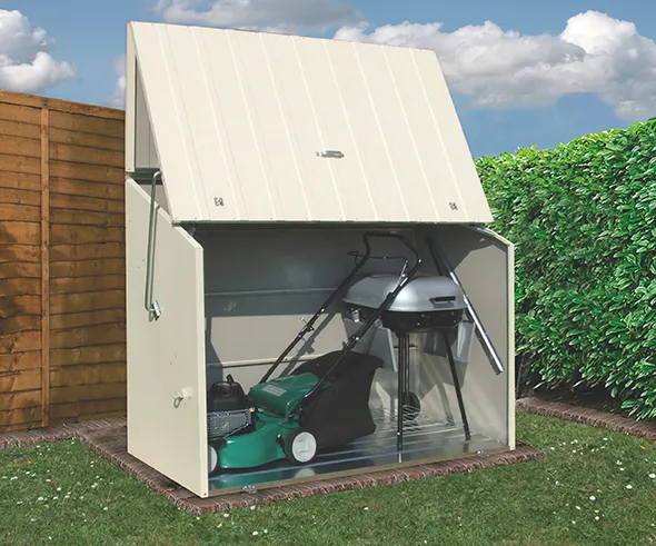 bike storage shed for smaller spaces