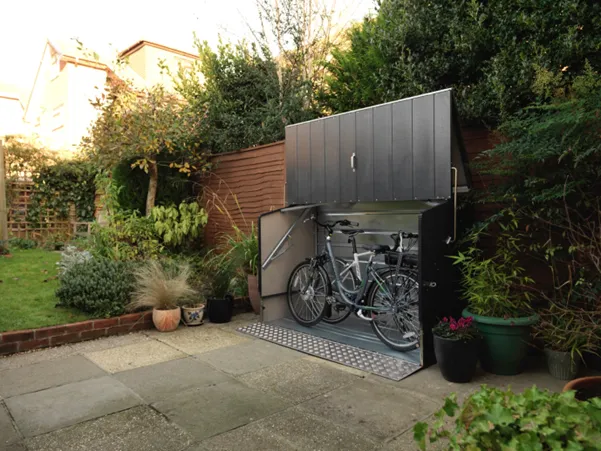 outdoor bike storage security